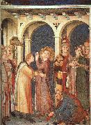 Simone Martini St. Martin is Knighted USA oil painting artist